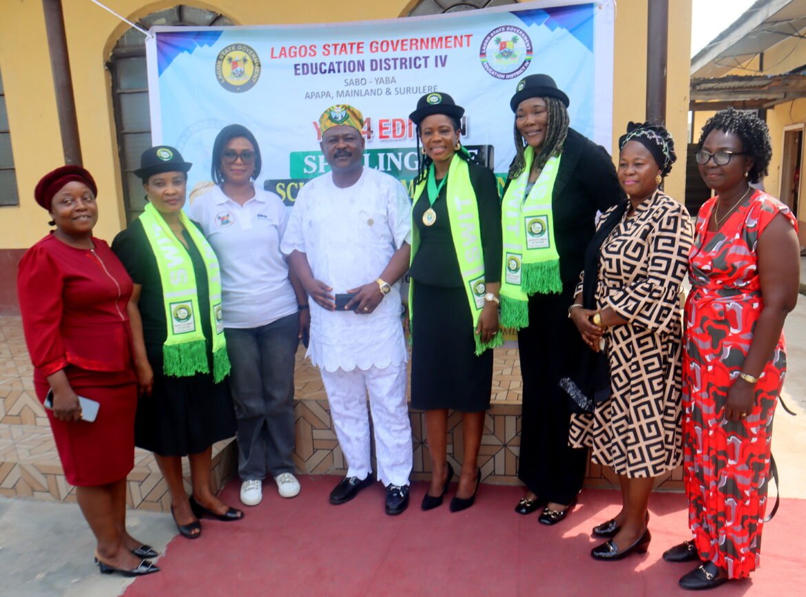 SWIT Lagos Chapter and Osinaike Olusegun Olawale, the Tutor-General/Permanent Secretary of Education District IV,